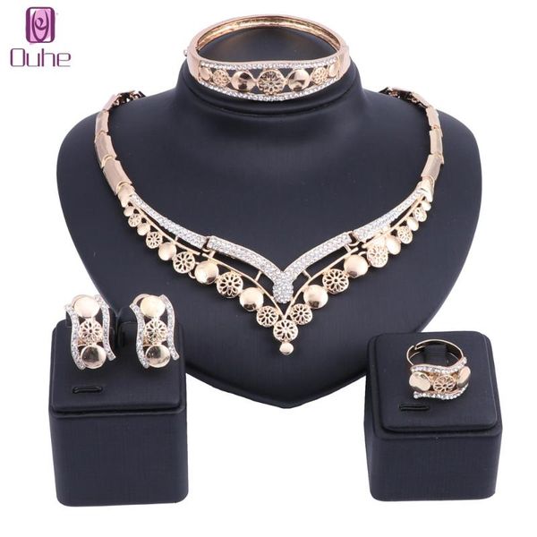 earrings & necklace dubai gold color brand jewelry set designs costume nigerian wedding crystal wholesale fashion african beads, Silver
earrings & necklace dubai gold color brand jewelry set designs costume nigerian wedding crystal wholesale fashion african beads, Silver