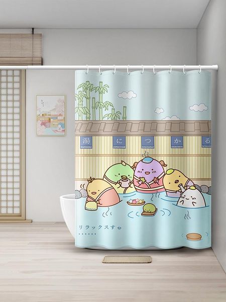 cartoon animal shower curtain thicken cute japanese washable anti-mildew cortina ducha accessories de50yl curtains 
cartoon animal shower curtain thicken cute japanese washable anti-mildew cortina ducha accessories de50yl curtains