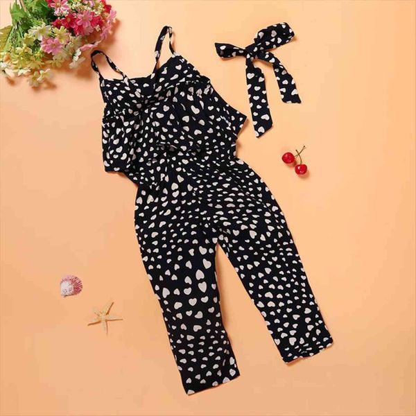 2 7years summer fashion kids baby girls heart pattern jumpsuit romper trousers with belt outfits, White
2 7years summer fashion kids baby girls heart pattern jumpsuit romper trousers with belt outfits, White