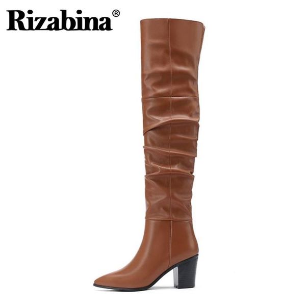 boots rizabina real leather women over the knee high warm winter party shoes daily work slip on footwear size 34-43, Black
boots rizabina real leather women over the knee high warm winter party shoes daily work slip on footwear size 34-43, Black