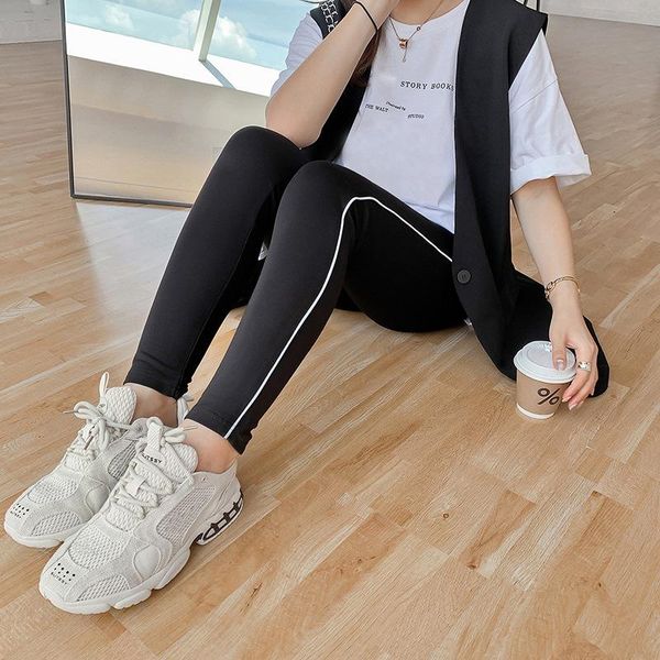 women's leggings 21 spring and autumn large size ladies play high cultivate one's morality fashion fluorescent foot height of pant, Black
women's leggings 21 spring and autumn large size ladies play high cultivate one's morality fashion fluorescent foot height of pant, Black