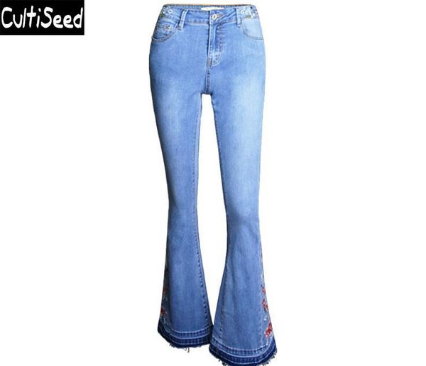 women's jeans female denim flare pants clothing lady vintage elegant office work slim embroidery floral long trousers, Blue
women's jeans female denim flare pants clothing lady vintage elegant office work slim embroidery floral long trousers, Blue