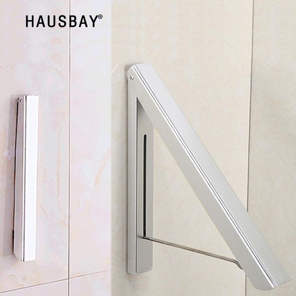 hooks & rails stainless steel wall hanger retractable indoor clothes magic foldable drying rack waterproof towel 0432
hooks & rails stainless steel wall hanger retractable indoor clothes magic foldable drying rack waterproof towel 0432