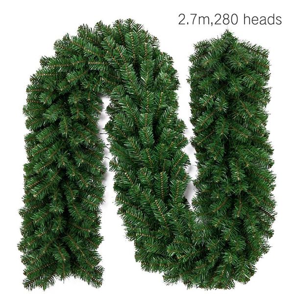 2.7m artificial green christmas garland wreath pine decorative xmas decoration flowers & wreaths
2.7m artificial green christmas garland wreath pine decorative xmas decoration flowers & wreaths