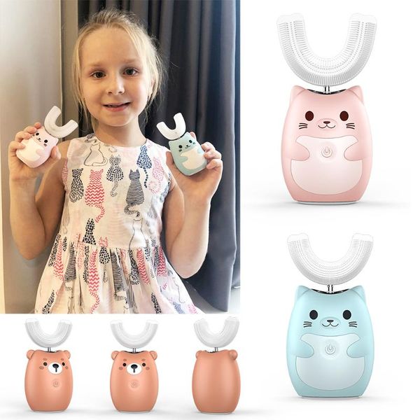 smart electric toothbrush kids child 360 degree u silicon automatic ultrasonic teeth brush cleaner usb rechargeable bear cat cartoon
smart electric toothbrush kids child 360 degree u silicon automatic ultrasonic teeth brush cleaner usb rechargeable bear cat cartoon