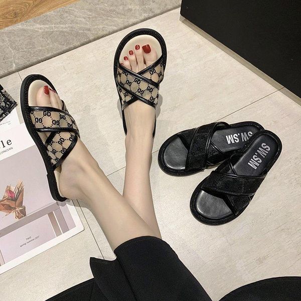 women slippers summer cross casual shoes flat ladies beach home comfort female plus size 35-40 2021 woman fashion, Black
women slippers summer cross casual shoes flat ladies beach home comfort female plus size 35-40 2021 woman fashion, Black