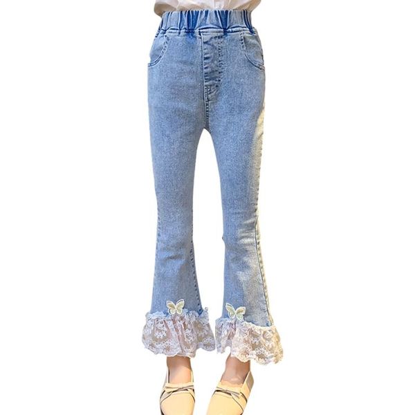 jeans girls lace for appliques children's boys casual style clothing spring autumn, Blue
jeans girls lace for appliques children's boys casual style clothing spring autumn, Blue