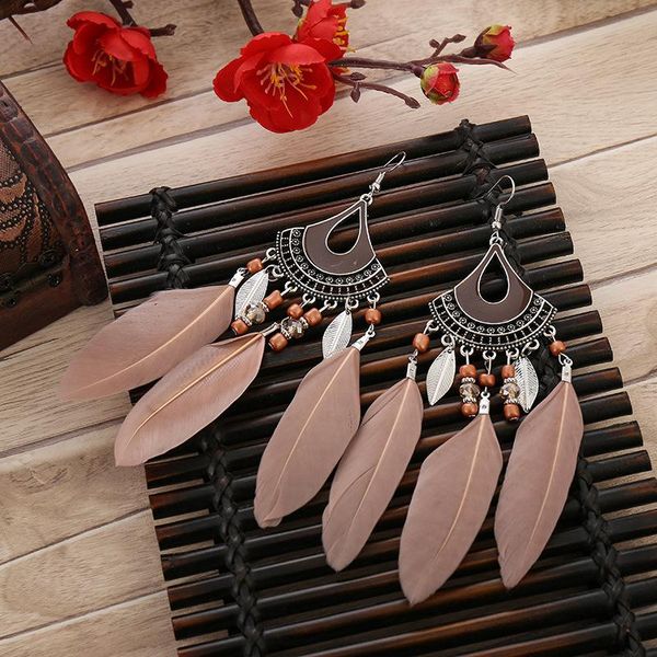 dangle & chandelier vintage red feather beads tassel earrings for women retro bohemia sector enamel ear drop long fashion jewelry, Silver
dangle & chandelier vintage red feather beads tassel earrings for women retro bohemia sector enamel ear drop long fashion jewelry, Silver