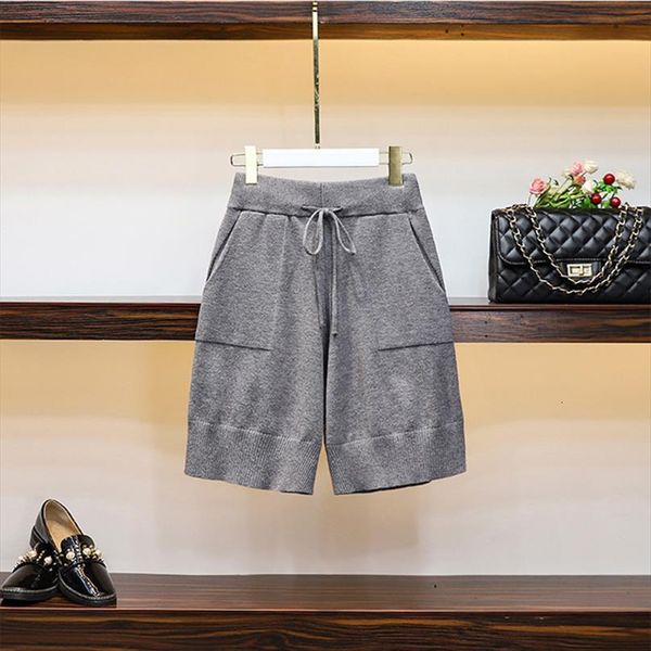 loose black high waist knit womens shorts autumn winter casual pockets plus size drawstring leisure wear short pants, White;black
loose black high waist knit womens shorts autumn winter casual pockets plus size drawstring leisure wear short pants, White;black