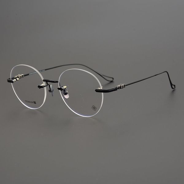 sunglasses fashion small titanium frame work from home spectacle frames rimless eyeglass round transparent glasses women vintage eyewear men, White;black
sunglasses fashion small titanium frame work from home spectacle frames rimless eyeglass round transparent glasses women vintage eyewear men, White;black