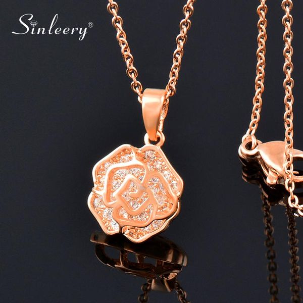 rose flower necklace gold silver color inlay cubic zirconia chain choker jewelry xl811 ssp pendant necklaces
rose flower necklace gold silver color inlay cubic zirconia chain choker jewelry xl811 ssp pendant necklaces