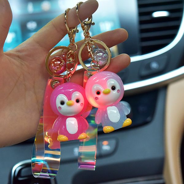 2021 fashion keychain creative cartoon penguin with lamp resin key chain ring pendant doll claw machine small gift, Slivery;golden
2021 fashion keychain creative cartoon penguin with lamp resin key chain ring pendant doll claw machine small gift, Slivery;golden