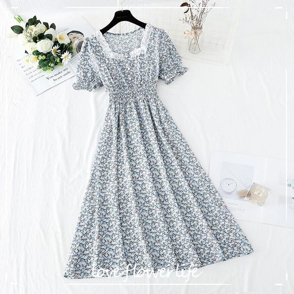 elegant summer dress women chic square collar floral print high waist office dress short sleeve chiffon vestidos femme 210521, Black;gray
elegant summer dress women chic square collar floral print high waist office dress short sleeve chiffon vestidos femme 210521, Black;gray