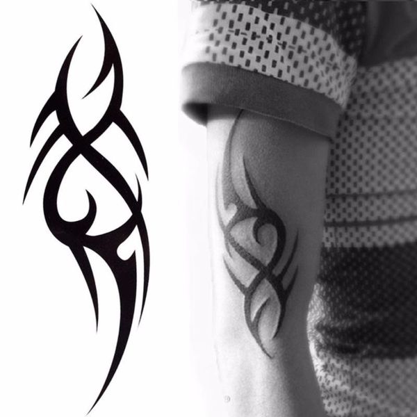 temporary tattoos black tattoo body art 3d waterproof sticker men arm leg fake tatoo paper
temporary tattoos black tattoo body art 3d waterproof sticker men arm leg fake tatoo paper