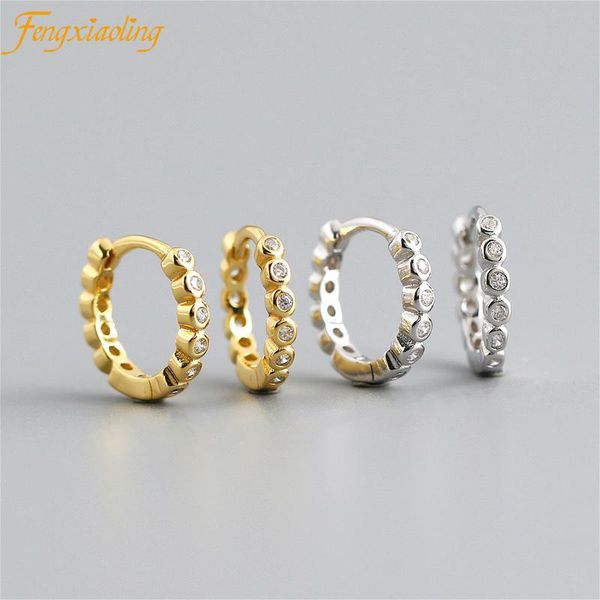 hoop & huggie 2021 fashion earrings 925 sterling silver micro-inlaid zircon circle for women round earing wedding jewelry, Golden;silver
hoop & huggie 2021 fashion earrings 925 sterling silver micro-inlaid zircon circle for women round earing wedding jewelry, Golden;silver