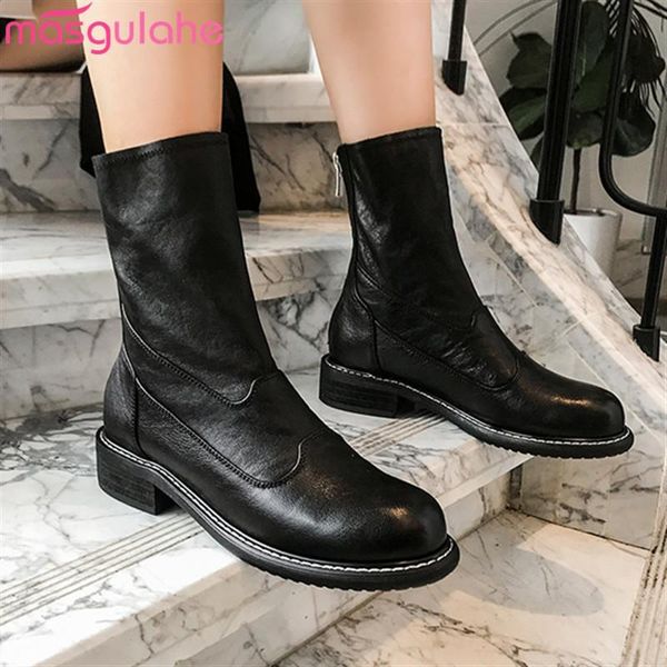 boots masgulahe arrive 2021 winter autumn genuine leather party shoes fashion ladies wholesale women ankle, Black
boots masgulahe arrive 2021 winter autumn genuine leather party shoes fashion ladies wholesale women ankle, Black