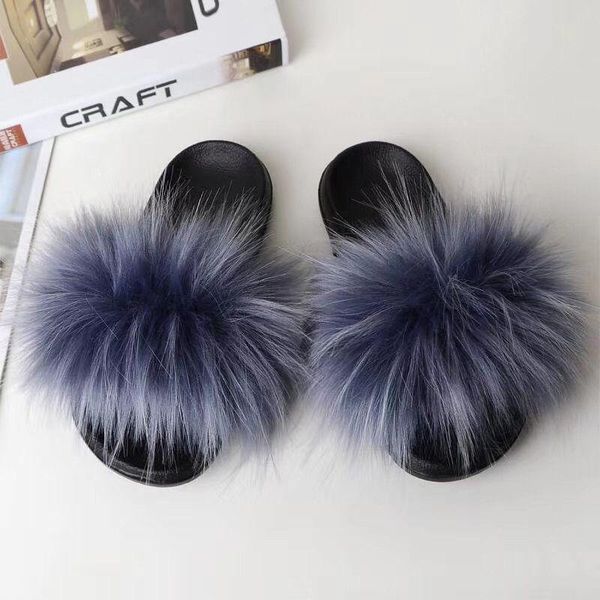women furry plush slippers with raccoon fur female cute fluffy designer slides for wholesale flip flops shoes, Black
women furry plush slippers with raccoon fur female cute fluffy designer slides for wholesale flip flops shoes, Black
