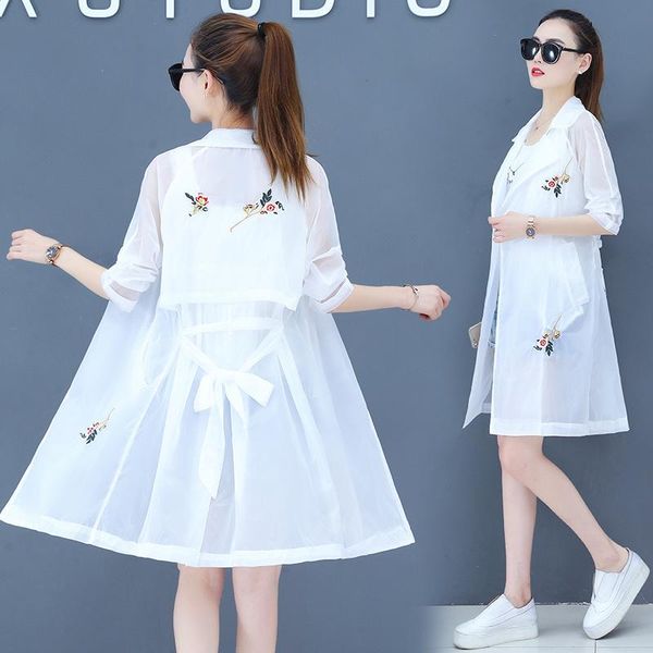 women's jackets #3538 summer jacket women thin white kimono loose embroidery floral cardigan beach see through sunscreen with belt, Black;brown
women's jackets #3538 summer jacket women thin white kimono loose embroidery floral cardigan beach see through sunscreen with belt, Black;brown