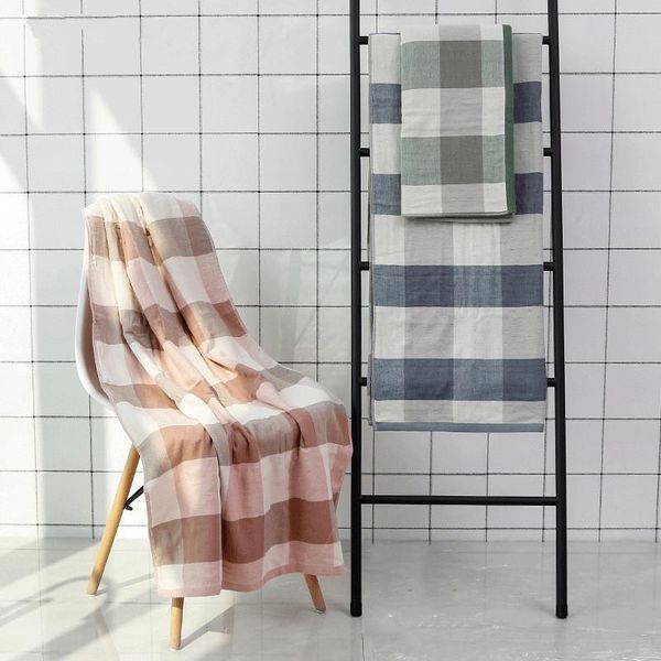 towel 70x140cm cotton gauze plaid bath absorbent home bathroom family shower towels
towel 70x140cm cotton gauze plaid bath absorbent home bathroom family shower towels
