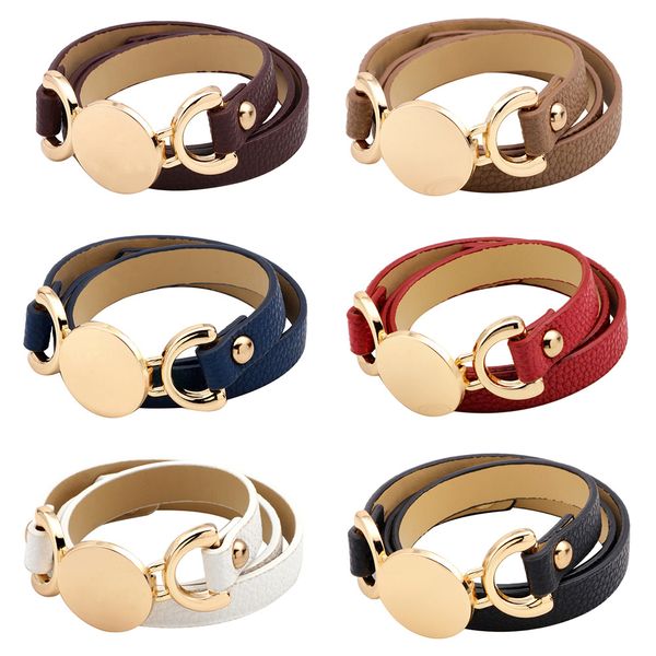 multilayered colorful leather adjustable gold alloy charm bracelet for women gift, Golden;silver
multilayered colorful leather adjustable gold alloy charm bracelet for women gift, Golden;silver