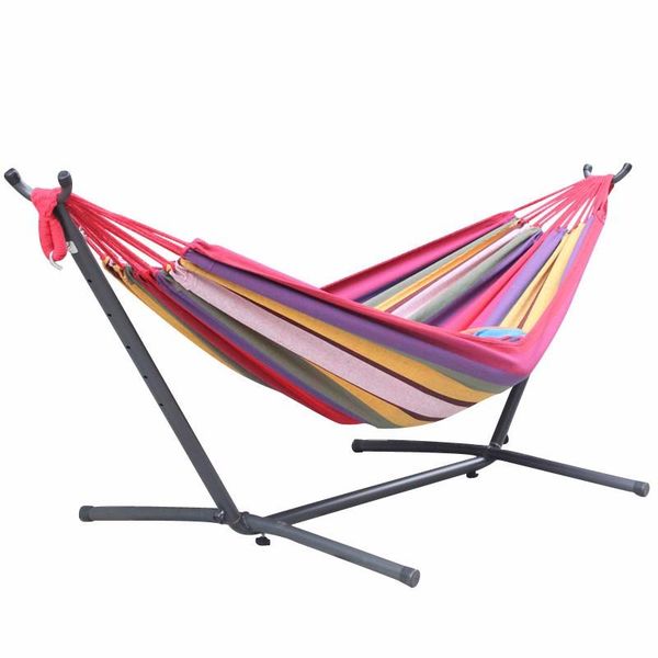 furniture canvas hammock with iron pipe holder camping indoor swing chair hamac hangmat outdoor games & activities
furniture canvas hammock with iron pipe holder camping indoor swing chair hamac hangmat outdoor games & activities