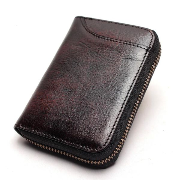 card holders first layer of leather accordion retro wallet business multi-card purse, Brown;gray
card holders first layer of leather accordion retro wallet business multi-card purse, Brown;gray