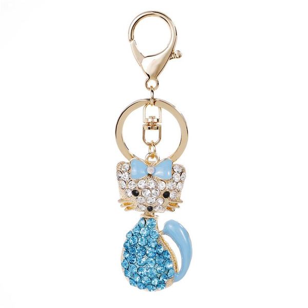 keychains lovely cat keychain rhinestone handbag charm pendant car key chain ring gift, Silver
keychains lovely cat keychain rhinestone handbag charm pendant car key chain ring gift, Silver