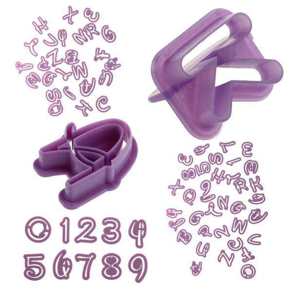 40pcs alphanumeric characters cutter silicone fondant mould chocolate baking mold cake decorating sugarcraft diy tool purple & pastry tools
40pcs alphanumeric characters cutter silicone fondant mould chocolate baking mold cake decorating sugarcraft diy tool purple & pastry tools