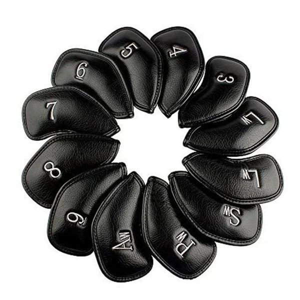 golf training aids 12 pcs iron cover club protective cap pu leather cue head accessories
golf training aids 12 pcs iron cover club protective cap pu leather cue head accessories