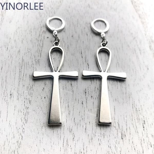 dangle & chandelier goth alloy cross antiqued ankh earrings crochet adornment huge egyptian ornate big statement punk jewelry gift women 202, Silver
dangle & chandelier goth alloy cross antiqued ankh earrings crochet adornment huge egyptian ornate big statement punk jewelry gift women 202, Silver