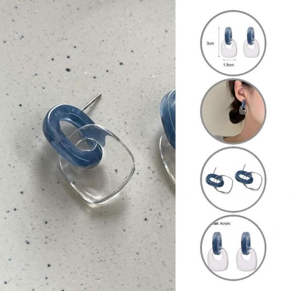 stud blue 1 pair charming temperament female square studs earrings women accessories for daily life, Golden;silver
stud blue 1 pair charming temperament female square studs earrings women accessories for daily life, Golden;silver