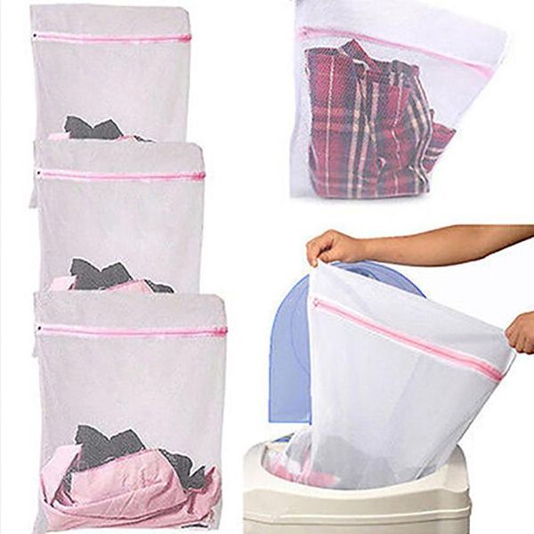 laundry bags 3 sizes zippered fine mesh bag storage soft clothing bra underwear wash
laundry bags 3 sizes zippered fine mesh bag storage soft clothing bra underwear wash
