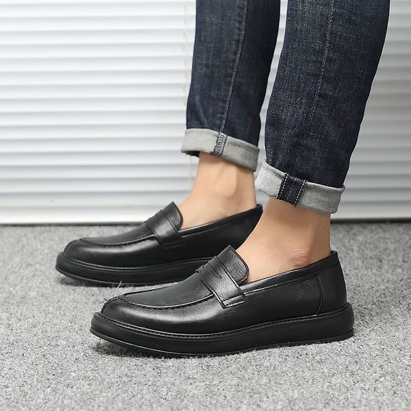 dress shoes men loafers slip on fashion men's casual summer shoes men brand comfortable outdoor breathable leather casual lgp7, Black
dress shoes men loafers slip on fashion men's casual summer shoes men brand comfortable outdoor breathable leather casual lgp7, Black