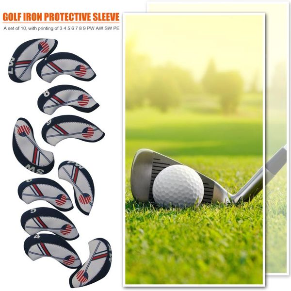 10pcs/set golf club iron head covers wedges putter protective case bag kit complete set of clubs
10pcs/set golf club iron head covers wedges putter protective case bag kit complete set of clubs