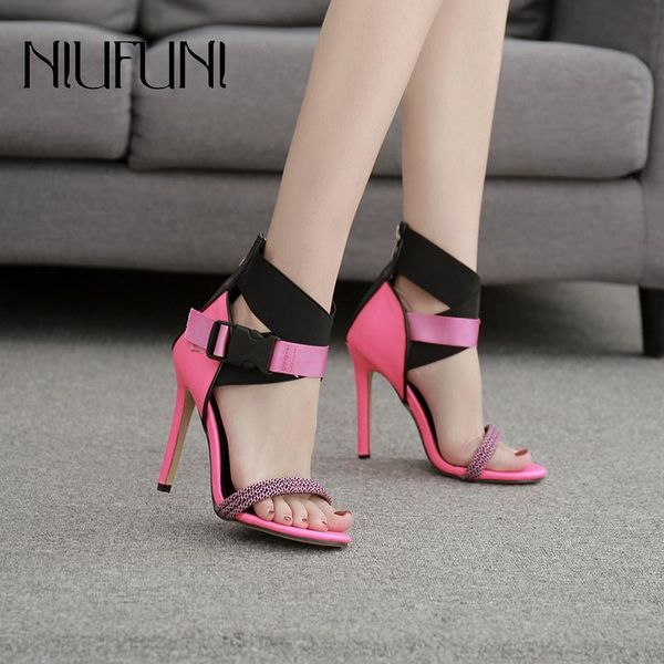 sandals plus size 35-42 color mixing button women's stiletto high heels buckle zipper casual shoes summer d5kp, Black
sandals plus size 35-42 color mixing button women's stiletto high heels buckle zipper casual shoes summer d5kp, Black