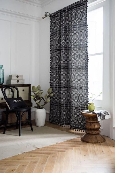 curtain & drapes black geometric for living room bohemian vintage tassel curtains window kitchen blackout treatment home decor 1pc
curtain & drapes black geometric for living room bohemian vintage tassel curtains window kitchen blackout treatment home decor 1pc