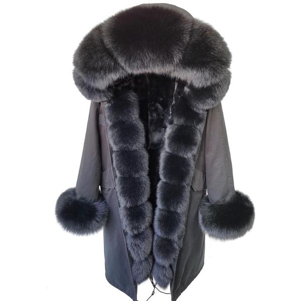 women's fur & faux maomaokong 2021 ladies super long parka leather coat winter jacket natural hood detachable luxury warm novelty, Black
women's fur & faux maomaokong 2021 ladies super long parka leather coat winter jacket natural hood detachable luxury warm novelty, Black