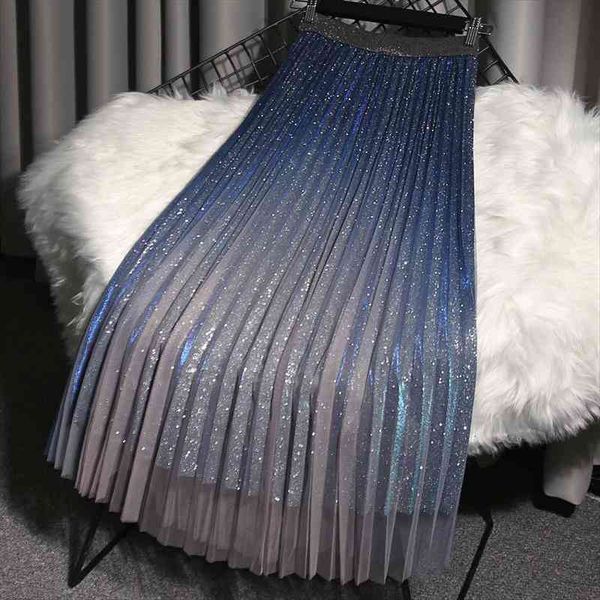 high waist mesh long skirt womens spring and summer sequin gradient color pleated midi tulle skirts female sweet fairy skirt, Black
high waist mesh long skirt womens spring and summer sequin gradient color pleated midi tulle skirts female sweet fairy skirt, Black