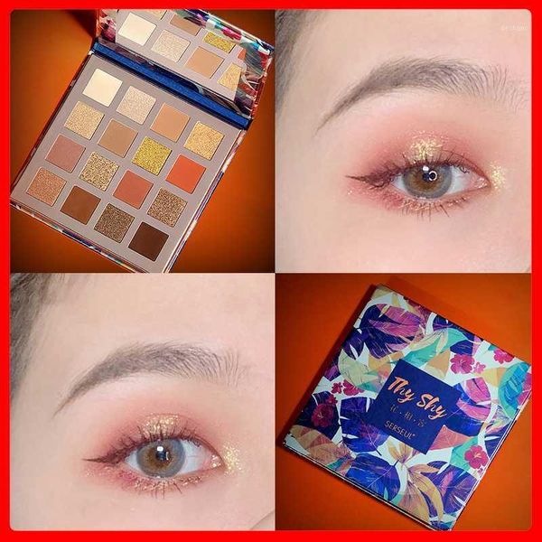 16 colors eyeshadow pallete shimmer metallic makeup palette natural matte eye shadow glitter make-up waterproof cosmetic1
16 colors eyeshadow pallete shimmer metallic makeup palette natural matte eye shadow glitter make-up waterproof cosmetic1