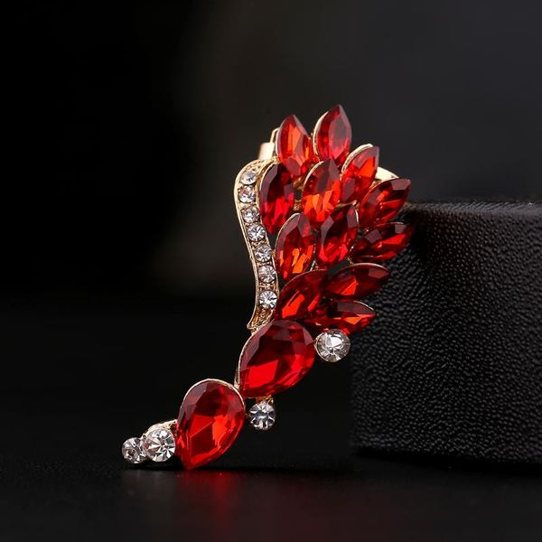 clip-on & screw back zldyou fashion women gift red big zircon ear cuff beautiful feather wing rhinestones earcuff phoenix tail crystal clip, Silver
clip-on & screw back zldyou fashion women gift red big zircon ear cuff beautiful feather wing rhinestones earcuff phoenix tail crystal clip, Silver