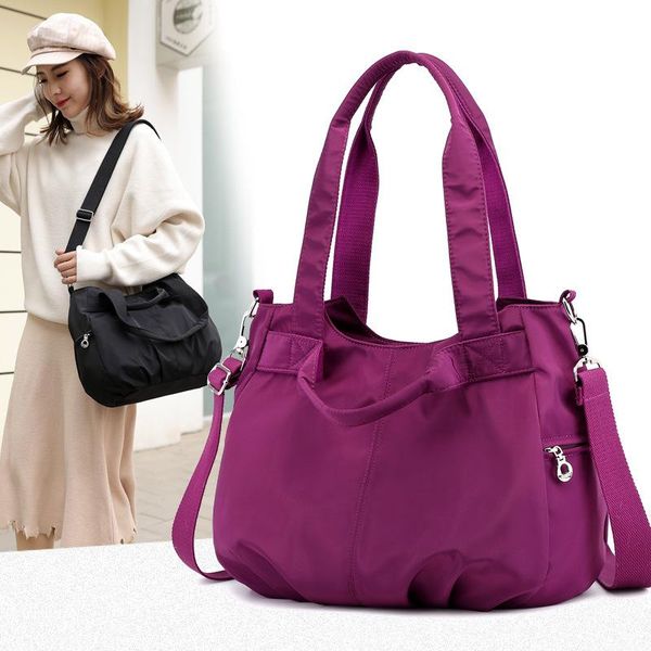 backpack style large capacity korean nylon waterproof bag multi function women's leisure simple one shoulder slant cross handbag
backpack style large capacity korean nylon waterproof bag multi function women's leisure simple one shoulder slant cross handbag