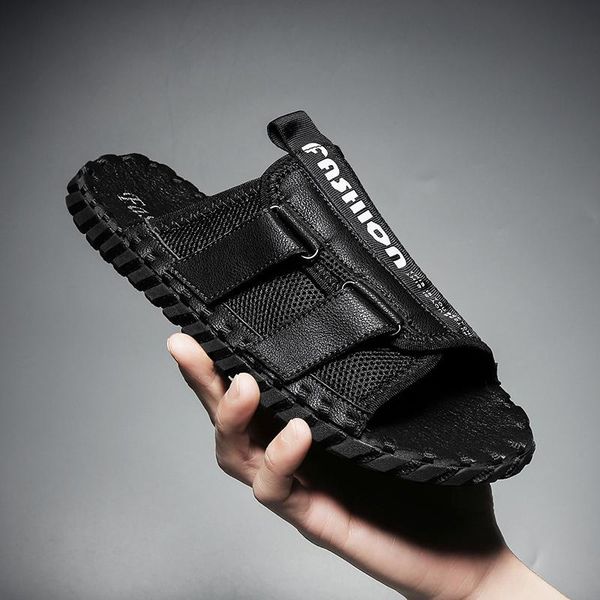 sandals luxury designer height increasing shoes men classic summer male slippers sandalias zapatillas verano hombre, Black
sandals luxury designer height increasing shoes men classic summer male slippers sandalias zapatillas verano hombre, Black