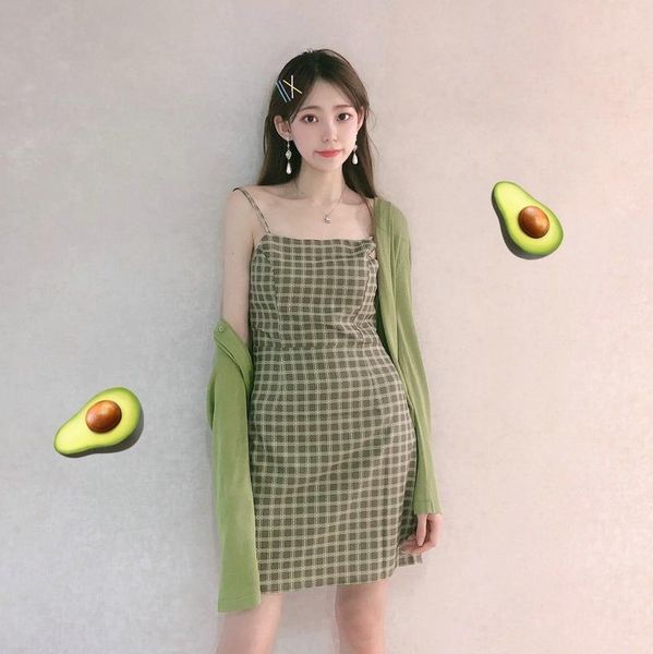 casual dresses green slim plaid dress sleeveless backless women cottagecore summer sweet cute square collar spaghetti strp slip, Black;gray
casual dresses green slim plaid dress sleeveless backless women cottagecore summer sweet cute square collar spaghetti strp slip, Black;gray