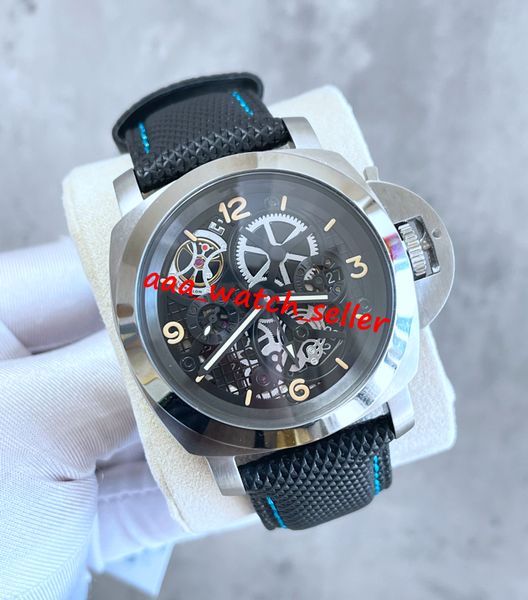 v7 factory master luxury mens watches 44mm military style p00920 skeleton dial canvas strap mechanical automatic movement luminous sapphire, Slivery;brown
v7 factory master luxury mens watches 44mm military style p00920 skeleton dial canvas strap mechanical automatic movement luminous sapphire, Slivery;brown