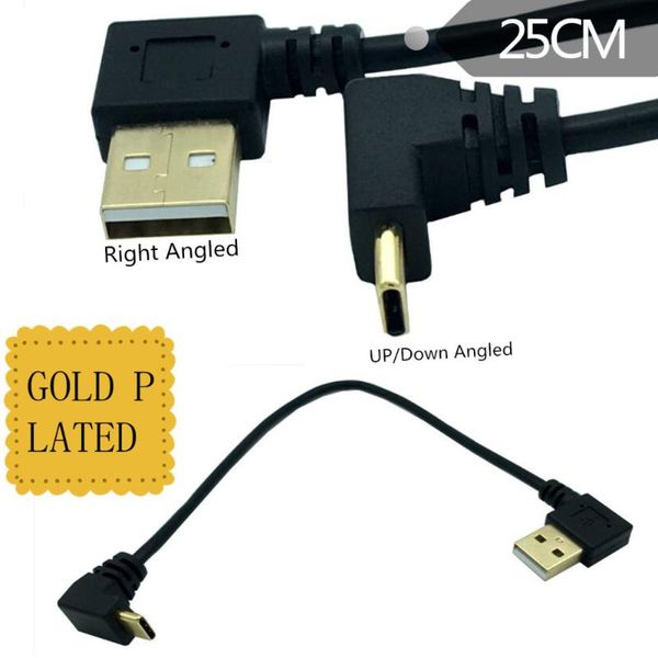 video cables & connectors 25cm gold plated right angle usb2.0 (type-a) male to usb3.1 (type-c)male up dwon usb data sync charge cable connec
video cables & connectors 25cm gold plated right angle usb2.0 (type-a) male to usb3.1 (type-c)male up dwon usb data sync charge cable connec