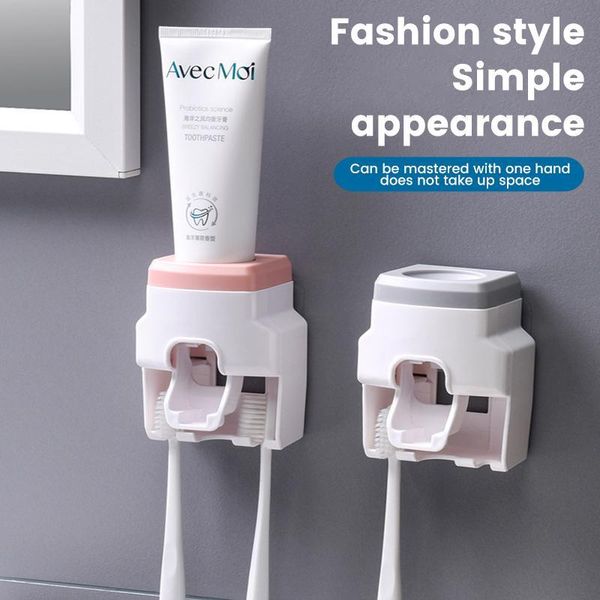 creative wall mount automatic toothpaste dispenser bathroom accessories waterproof lazy squeezer toothbrush holder bath accessory set
creative wall mount automatic toothpaste dispenser bathroom accessories waterproof lazy squeezer toothbrush holder bath accessory set