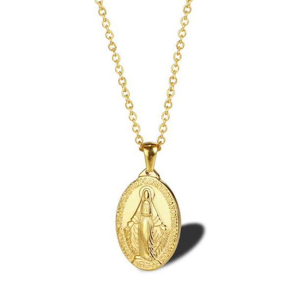 chains stainless steel gold virgin mary mama pendant necklace religious christ necklaces gift for him with chain, Silver
chains stainless steel gold virgin mary mama pendant necklace religious christ necklaces gift for him with chain, Silver