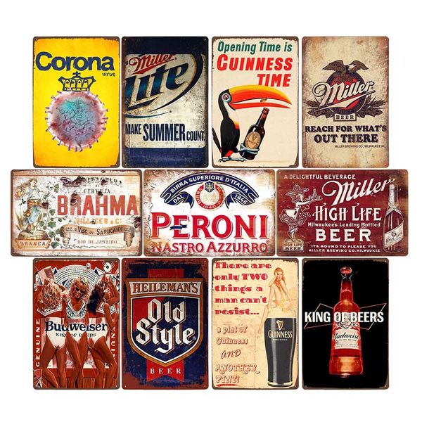 funny beer drinks vintage tin sign metal plaques decorative plate garage bar cafe club wall decoration retro home decor 20x30cm
funny beer drinks vintage tin sign metal plaques decorative plate garage bar cafe club wall decoration retro home decor 20x30cm