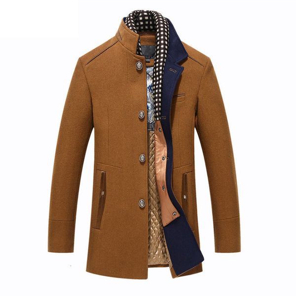men's jackets wool coat winter slim fit england style en men brand clothing fashion mid-long s & bljp, Black;brown
men's jackets wool coat winter slim fit england style en men brand clothing fashion mid-long s & bljp, Black;brown
