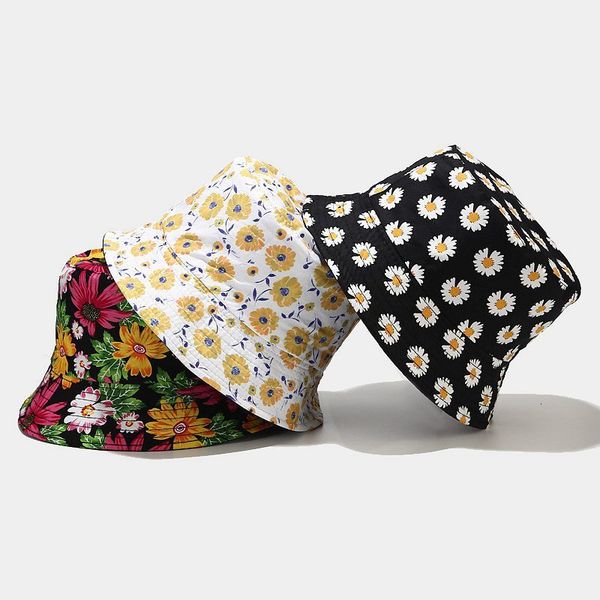 chrysanthemum double-sided fisherman's hat for women's outdoor sunscreen and sunshade hat in summer
chrysanthemum double-sided fisherman's hat for women's outdoor sunscreen and sunshade hat in summer